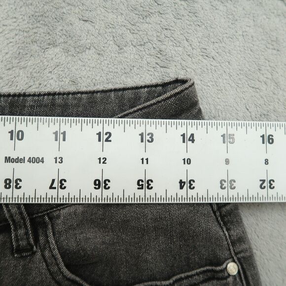 VIPONES Jeans Women's Size 8 Gray Mid-Rise Flare Denim Pants 31" Inseam Stretch - Picture 3 of 16